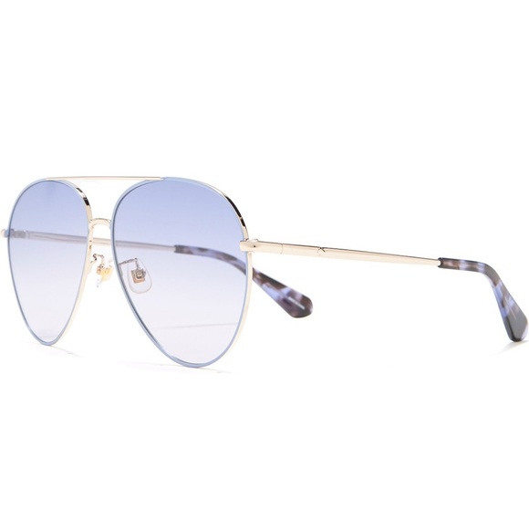 Kate spade Caroline 61 mm aviator sunglasses new main image 7